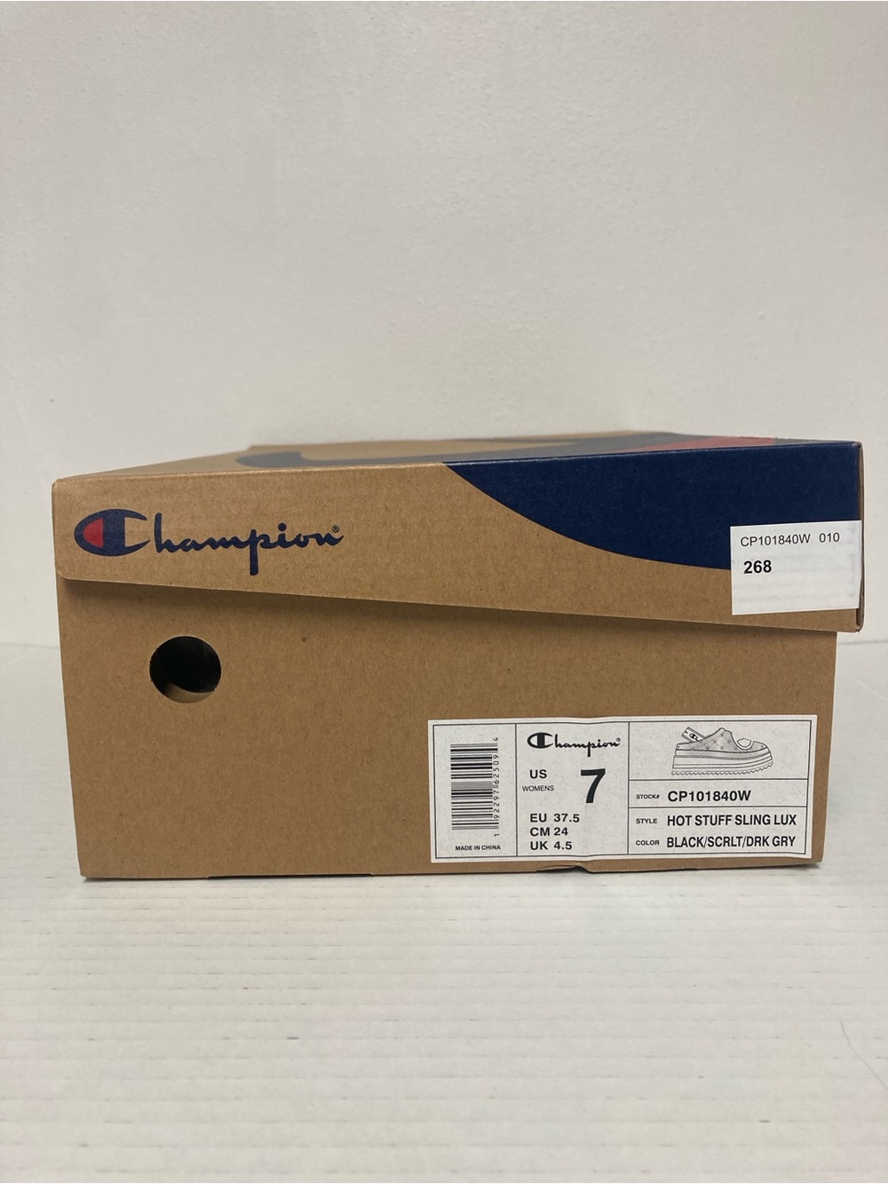 Champion Hot Stuff Platform Slippers Women’s Size 7 Lux Black Slingback - Picture 12 of 13